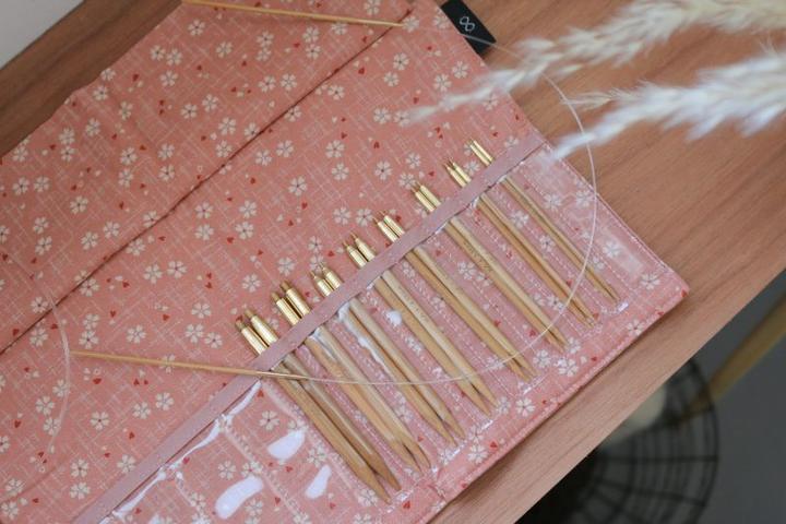 Seeknit Nadelset austauschbare Nadelspitzen Koshitsu 2,00 - 6,00 mm 10 cm Pink