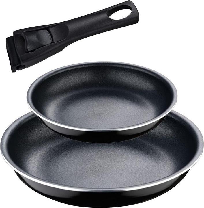 Bergner Set 2 pans ø(20+ø26cm) click & cook (Kookpotten en pannenset, Aluminium)