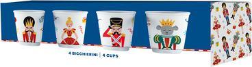 Actual product image Bialetti Nutcracker Collection Set 4 (4 Cups)