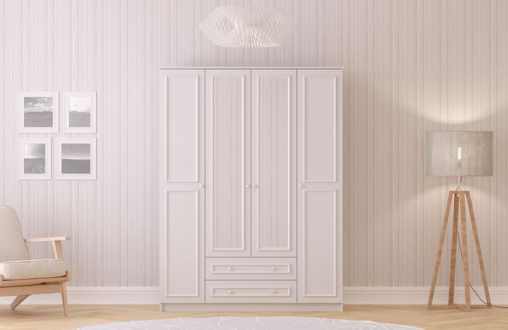 Produktbild Homitis Cubix Matte White (140 x 52 x 210 cm)