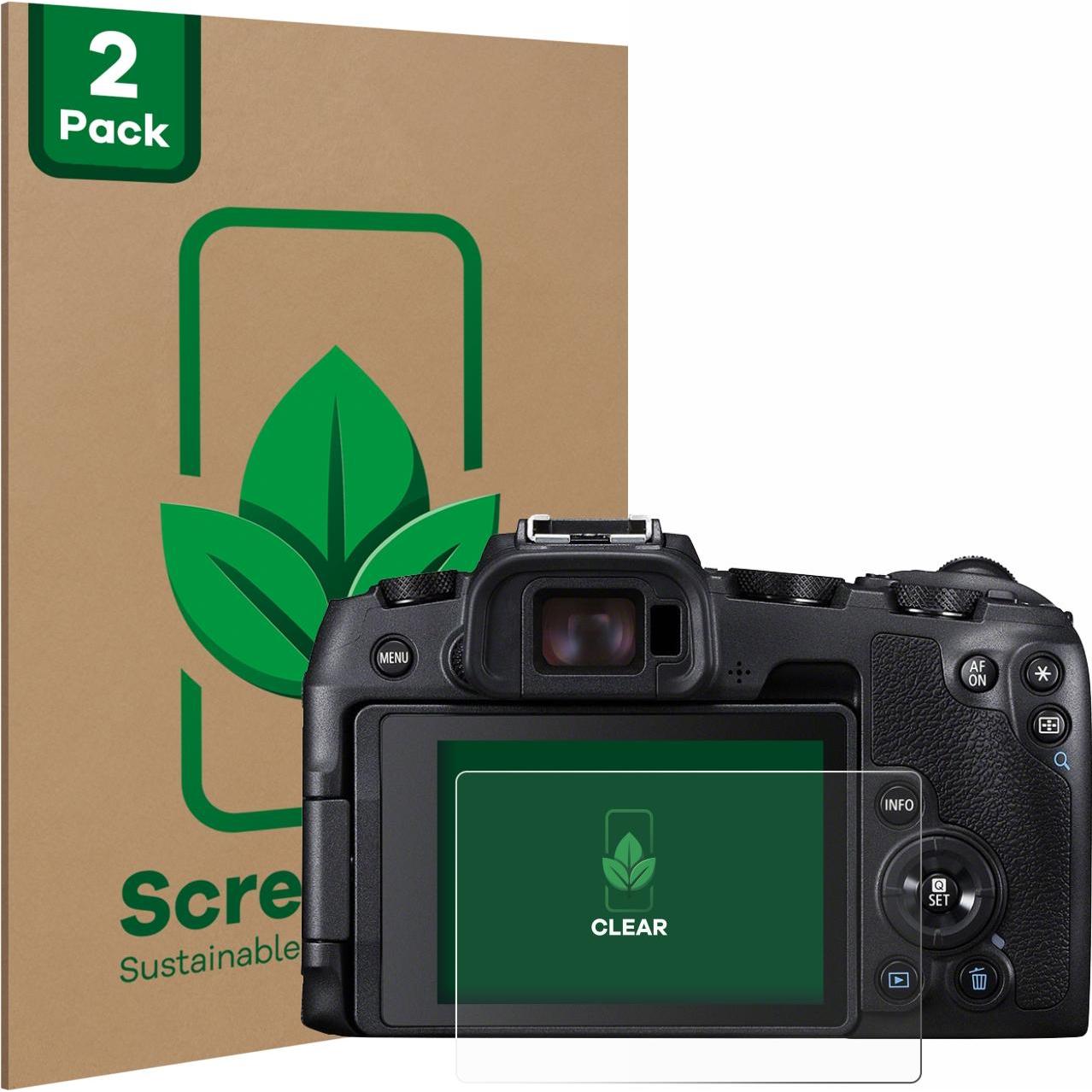 ScreenLeaf Schutzfolie nachhaltiger Displayschutz Displayschutzfolie Folie Klar Transparent (Displayschutz, EOS RP), Kam...