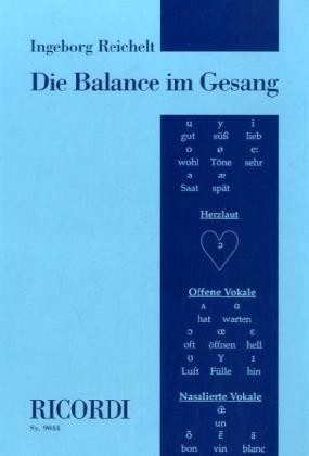 Produktbild Die Balance im Gesang (Deutsch, Ingeborg Reichelt, 2017)