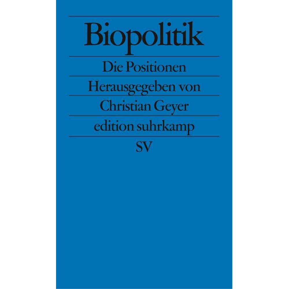 Biopolitik, Fachbücher