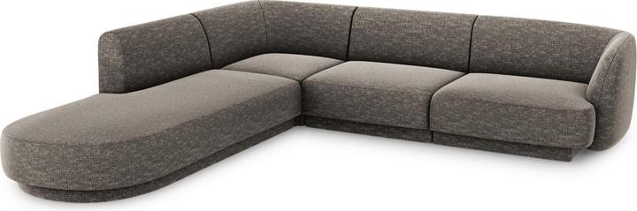 Actual product image Micadoni Left Corner Sofa, "Miley", 6 Seats, 255x248x70Made in Europe (Corner sofa)