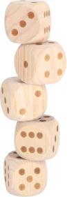 Produktbild Holzwürfel XL Mit Punkteblock
