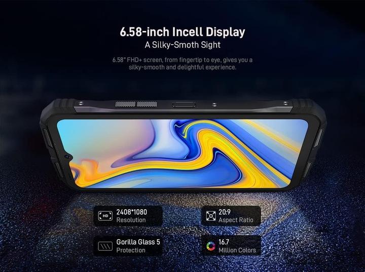 Produktbild Doogee V30T 12GB256GB Black Marble Mobile Brand (256 GB, Black Marble, Dual SIM)