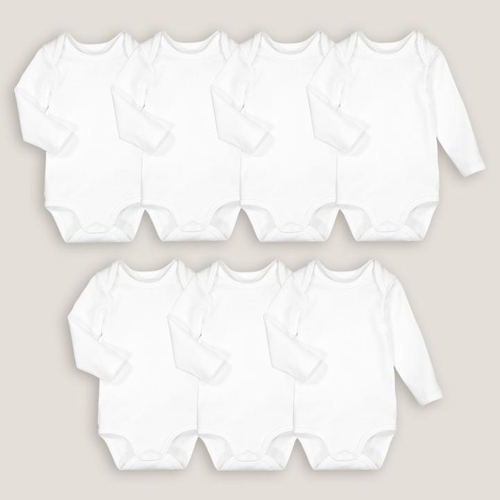 Actual product image La Redoute Collections 7-Pack Bodysuits (50 C)