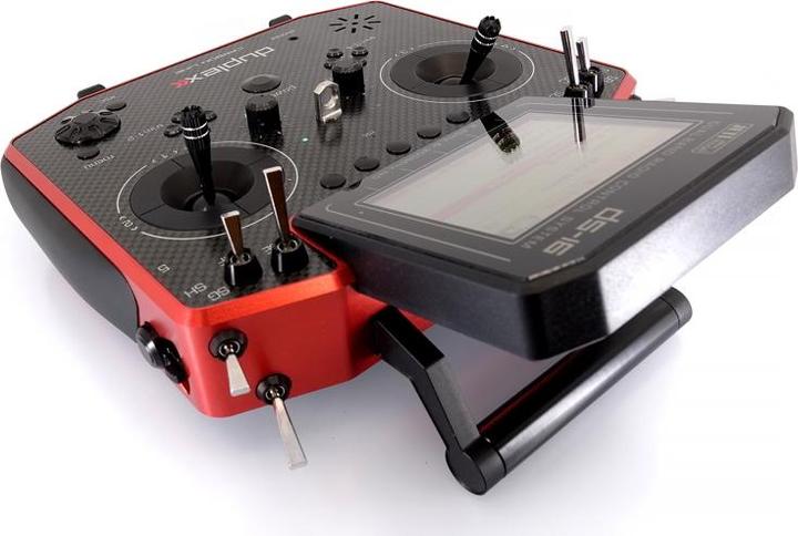 Actual product image Jeti Handheld transmitter DS-16 II Carbon Line Red Multimode
