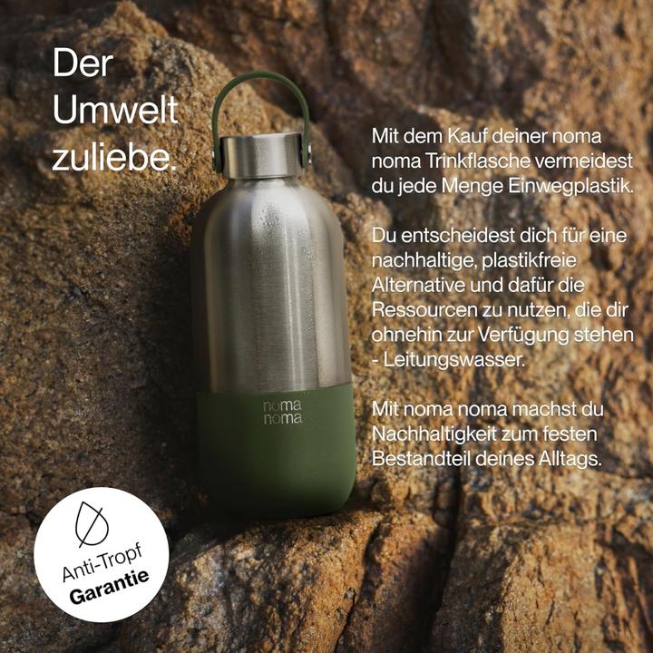 Actual product image noma noma Trinkflasche Edelstahl auslaufsicher 750ml Smoothie Green (0.75 l)