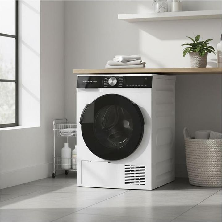 Immagine prodotto Kibernetik MSTR511 MasterSeries Wärmepumpentrockner 9kg C Klasse Weiss (9 kg, A destra)