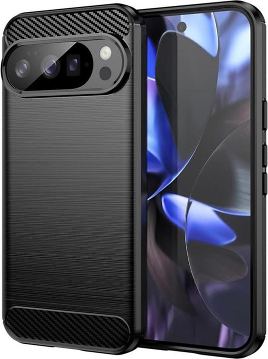 Produktbild Techsuit - Carbon Silicone - Google Pixel 10 / 10 Pro - Black (Google Pixel 10, Google Pixel 10 Pro)