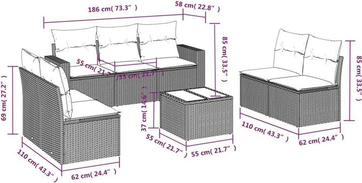 Actual product image VidaXL Jinny