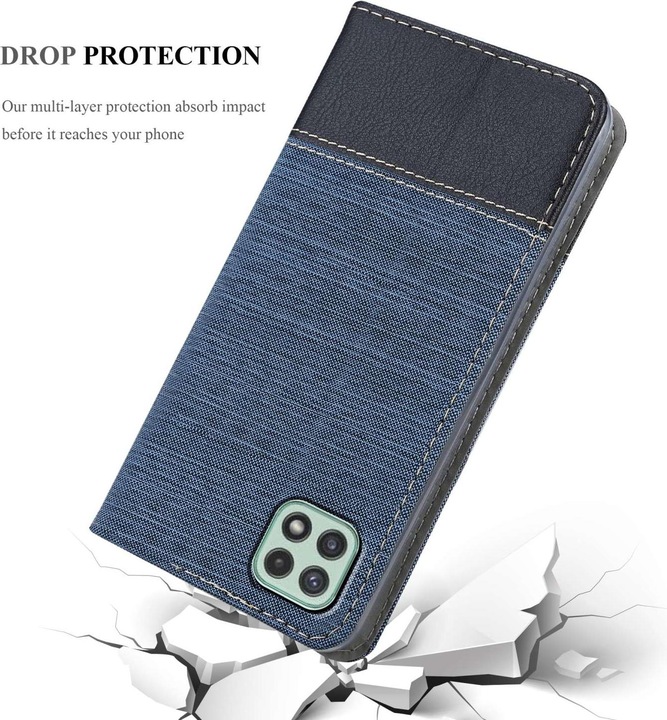 Actual product image Cadorabo Jeans Book Cover (Samsung Galaxy A22 5G)