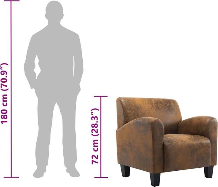 Actual product image vidaXL Sessel