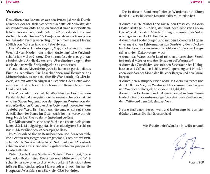 Produktbild Wanderführer Münsterland : 30 Wanderungen (Deutsch, Roland Föll, 2021)