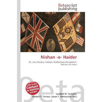 Nishan -e- Haider, Fachbücher