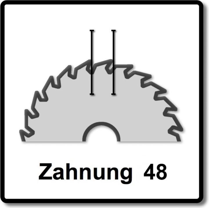 Productafbeelding Bosch Professional Zubehör Cirkelzaagblad Standaard voor hout, 165x1,5/1x15,875, 48 tanden