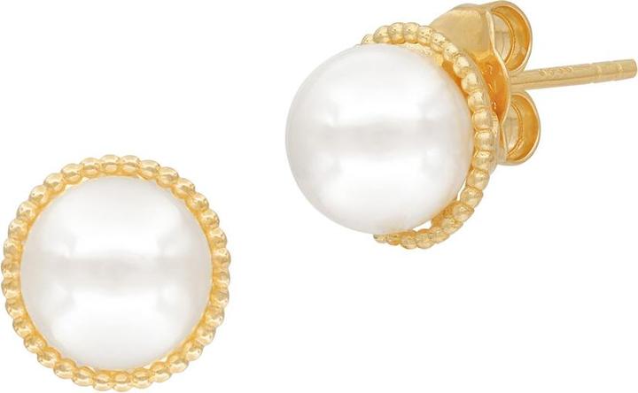 Immagine prodotto Engelsrufer Orecchini a perno Glory (Argento 925 placcato oro, Perle di conchiglia)