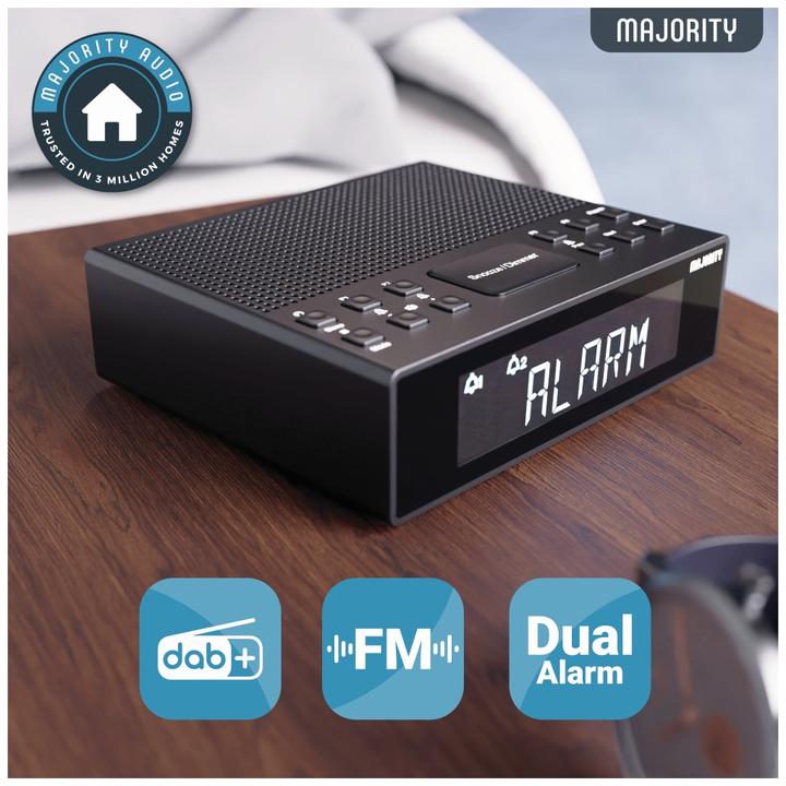 Actual product image Majority Knapwell DAB+ Radio mit Wecker (DAB+, FM, Bluetooth)