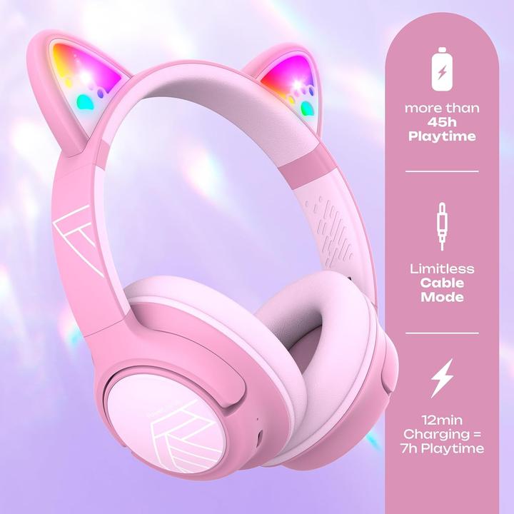 Produktbild PowerLocus Bobo Bluetooth-Kopfhörer für Kinder