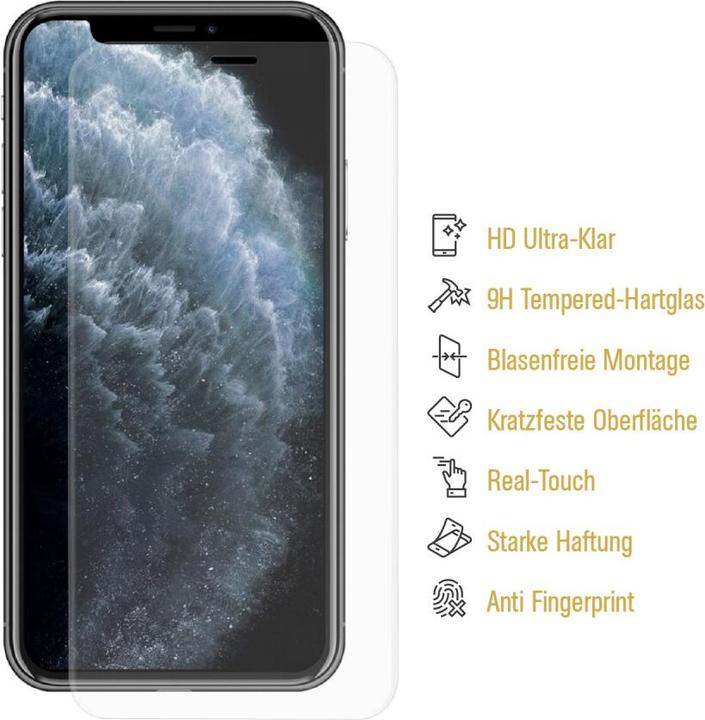 Actual product image Protectorking 6x 3D A++ real tempered 9H armoured glass CLEAR (6 Piece, Apple iPhone 11)
