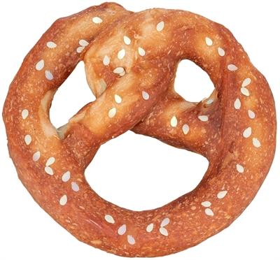 Produktbild Trixie Denta Fun Pretzel Met Eendenborst - 9 Cm 40 Gr 100 St (Snackbeutel Hund)