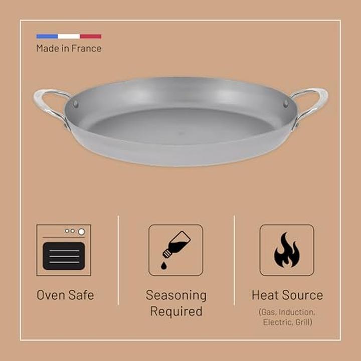 Actual product image de Buyer Mineral B Element (36 cm, Frying pan, Steel, Iron)