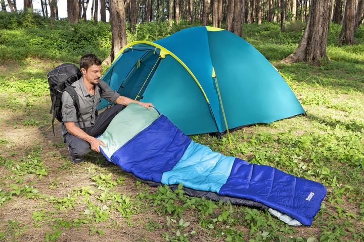 Immagine prodotto Bestway Sacco a pelo 2-in-1 Wanderlite™ con materassino gonfiabile integrato 203 x 75 x 9 cm (198 cm)