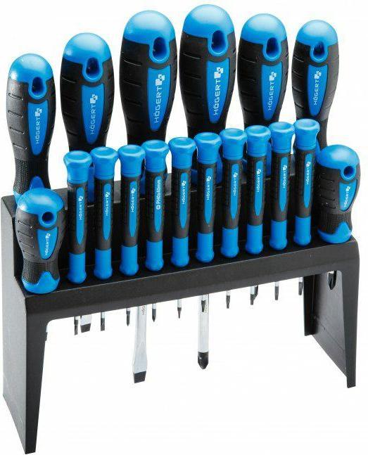 Actual product image Högert Screwdriver set 18 pcs, S2 steel
