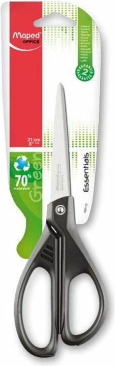 Actual product image Maped Essentials Green scissors 21cm black (21 cm)