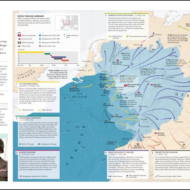 Actual product image World War II Map by Map (English, Peter Snow, Richard Overy, 2019)