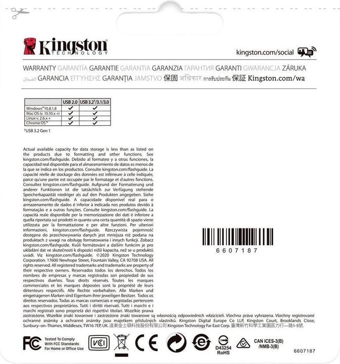 Image du produit Kingston DataTraveler Exodia M (128 Go, USB-A)