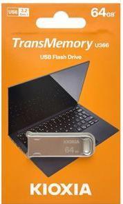 Productafbeelding Kioxia TransMemory U366 64GB Metaal (64 GB, USB-A)