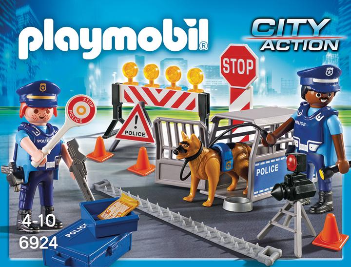 Immagine prodotto Playmobil Posto di blocco della polizia (6878, Playmobil Città d'azione)