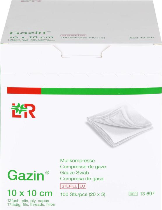 Produktbild Gazin Mullkompress Set 10x10cm 12-fach steril
