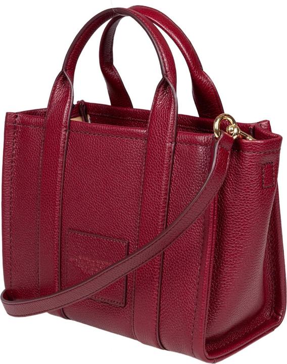 Actual product image Marc Jacobs small tote in charry leather