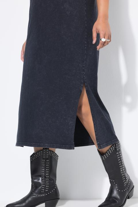 Immagine prodotto Studio Untold Midikleid, Oversize Shape, Jersey, Statementprint (42, 44)