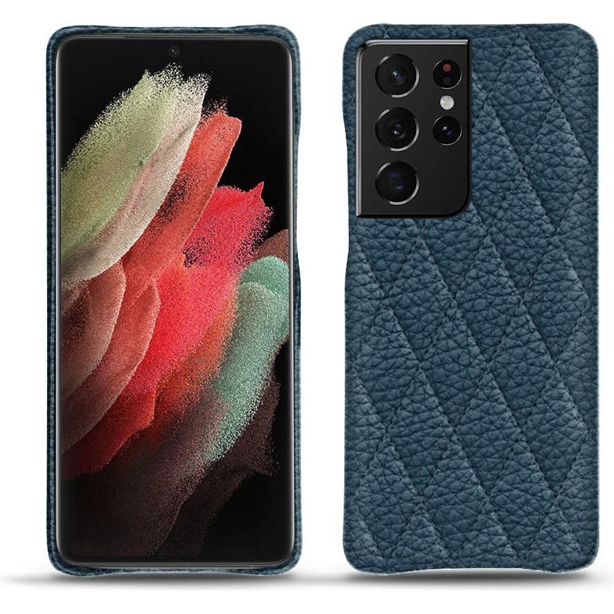 Noreve Lederschutzhülle (Samsung Galaxy S21 Ultra), Smartphone Hülle, Blau