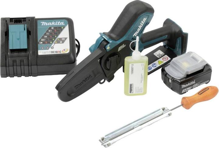 Makita Snoerloze snoeizaag 18V / 3.0 Ah, 1 accu + lader (Accu kettingzaag)