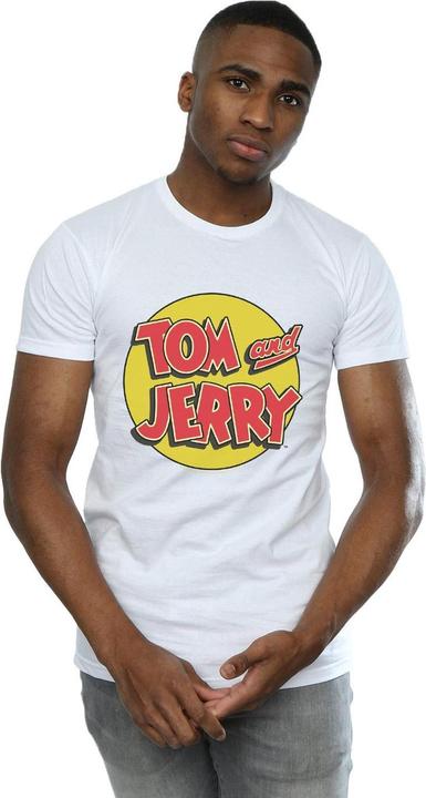 Actual product image Tom & Jerry Mens Circle Logo T-Shirt (L)