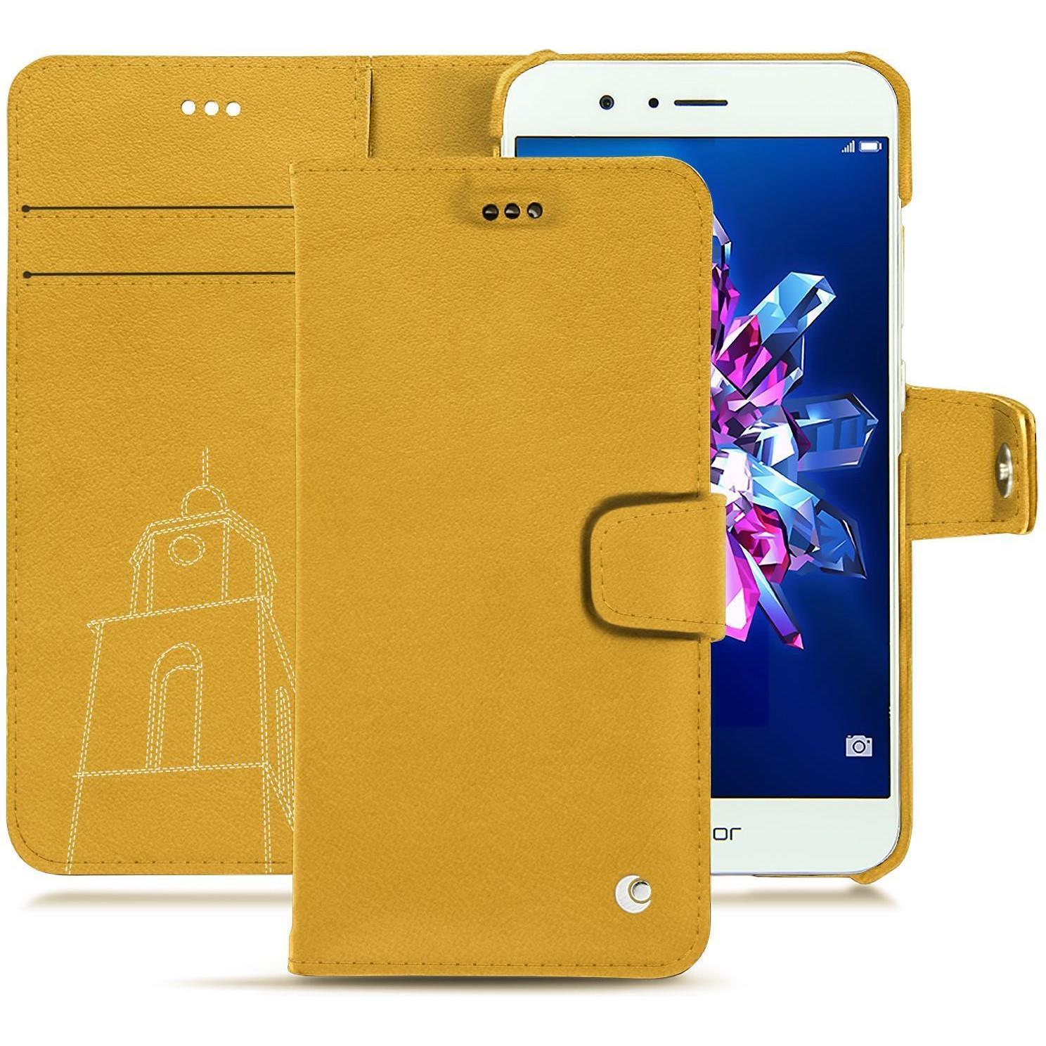 Noreve Lederschutzhülle Wallet (Honor 8 Pro), Smartphone Hülle, Orange