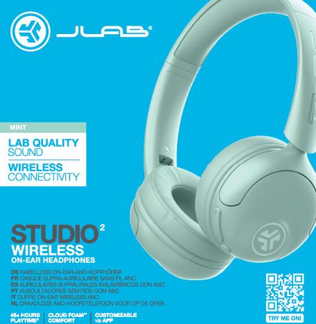Produktbild JLab Audio Studio 2 (ANC, 30 h, Kabellos)