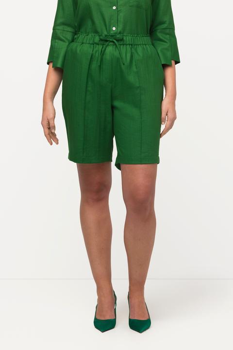 Image du produit Ulla Popken Short à taille élastique. Jambe large et passepoils. (54)