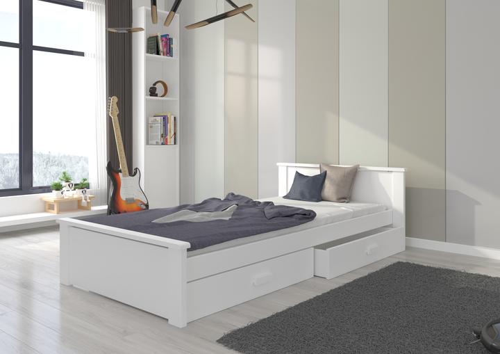 Actual product image ADRK Furniture Bed with mattress ALDEX 180x80 (80 x 180 cm)