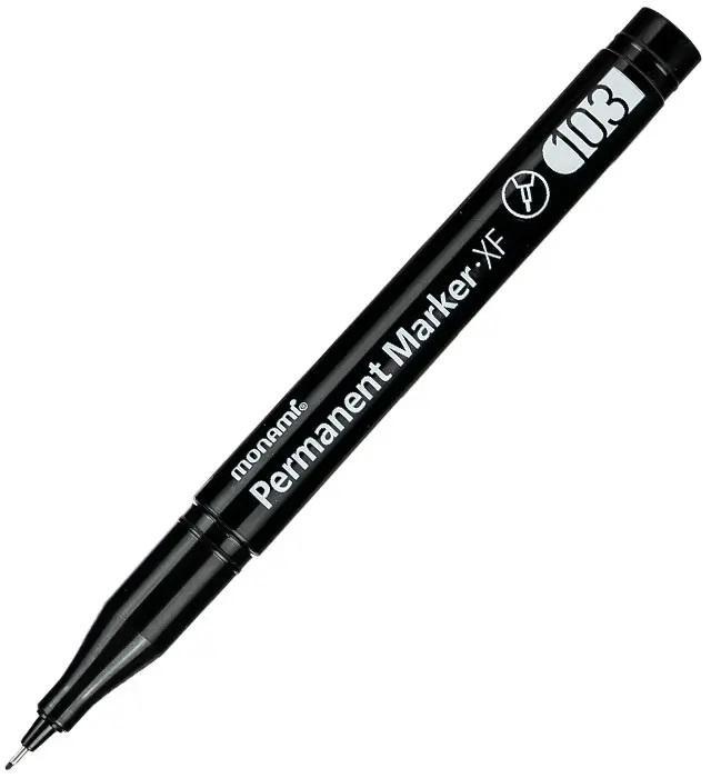 Actual product image Monami Permanentmarker XF 103 schwarz (12 Stück) (12 x)