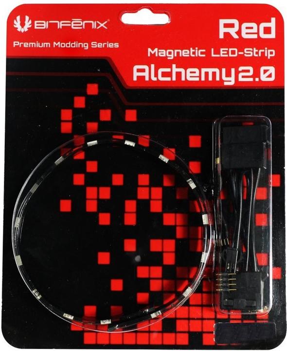 Actual product image BitFenix Alchemy 2.0 Magnetic (Red)