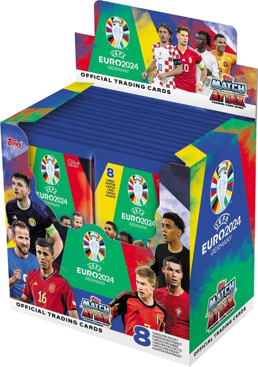 Topps Euro 2024 Display (English, French, German, Italian, Swiss German, Booster display)