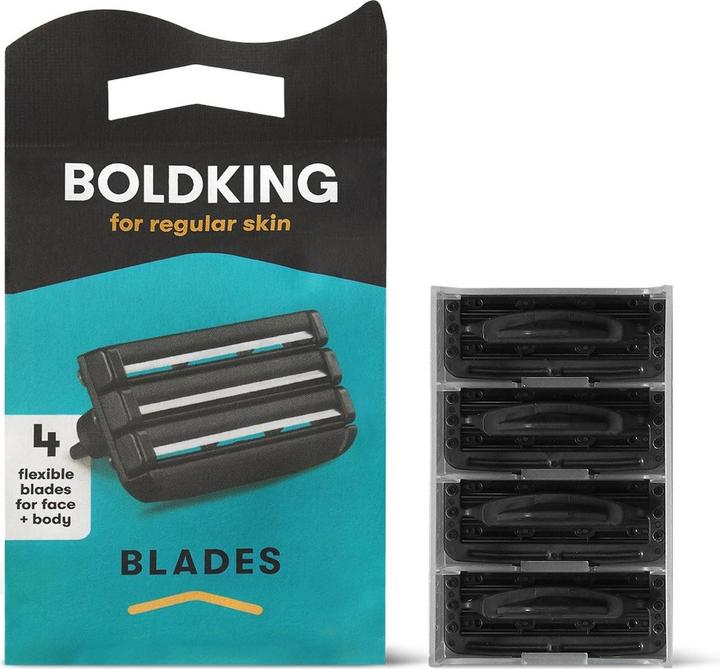 Actual product image Boldking Razor Blades for Normal Skin - Refill Blades for Men - 1 Count (4 x)