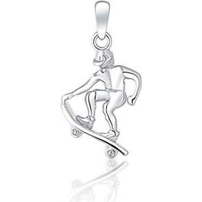 JVD, Kettenanhänger, Design Silber-Anhänger Skater SVLP0780XH20000