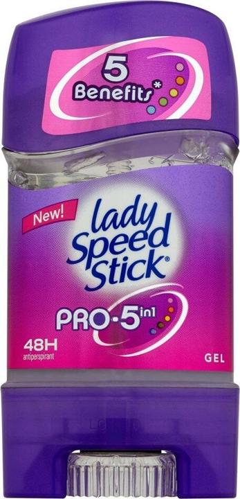 Actual product image Lady Speed Stick A gel antiperspirant For 5in1 (Gel 48H Protection) 65 g (Stick)